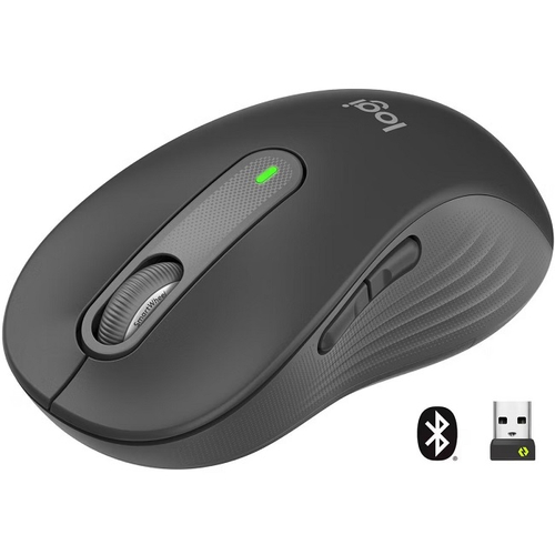 Мышь беспроводная Logitech Signature M650 L Graphite, 4000 dpi, Bluetooth, USB (910-006236), (910-006388)