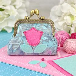 Шаблон для стежки  и аппликации "Колокольчики" (арт. T47)