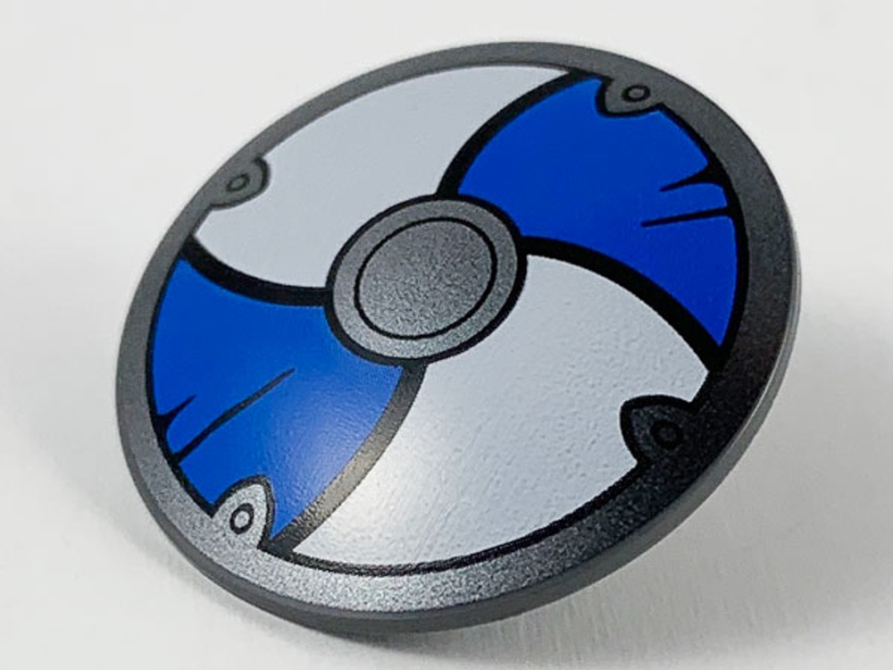 Круглый Щит 75902pb15, Dark Bluish Gray