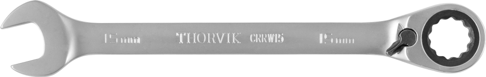 CRRW15 Ключ гаечный комбинированный трещоточный с реверсом, 15 мм