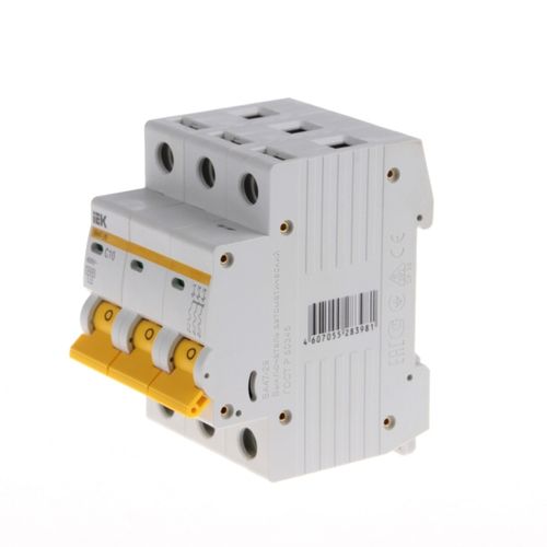 Выкл.авт. 3п 16А 4,5кА  АВВ