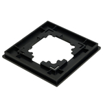 Рамка 1-местная, металл, STEKKER MFR00-7001-05, серия Катрин, черный 50012