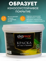 Краска для стен и потолков 14 кг супербелая AKRIMAX акриловая, быстросохнущая, для внутренних работ, матовое покрытие, белый