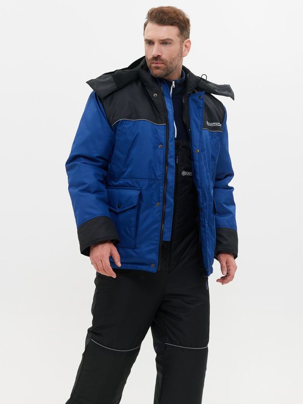 Костюм зимний Полюс ткань Cell цвет Синий/Черный