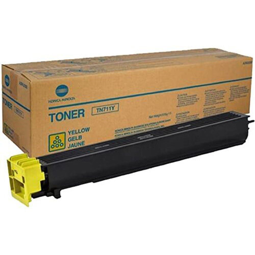 Тонер-картридж TN-711Y Konica-Minolta bizhub C654/754/Pro C754 желтый a3vu250