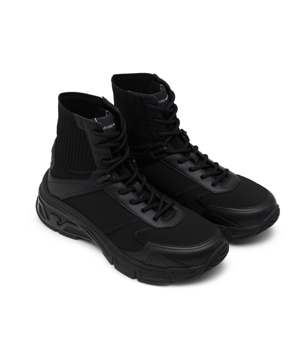 Кроссовки Emporio Armani - черный(X4Z124 XN947)