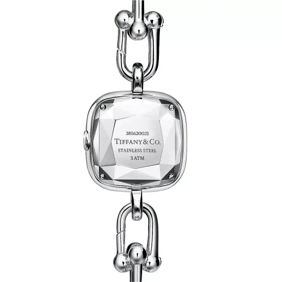 Tiffany HardWear Watch in Sterling Silver and Steel with Diamonds