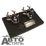 Ароматизатор-игрушка -на обдув- Олени -(жидк)- Y504-PR фиолетовый