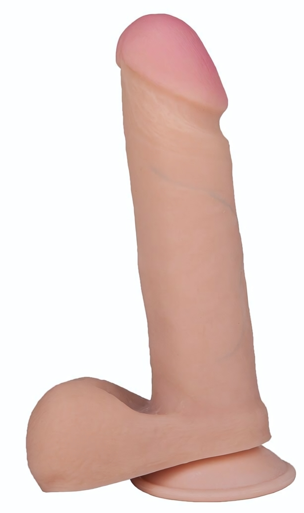 Телесный фаллоимитатор на присоске F&F BEST COCK 6 - 19 см. (Цвет: телесный)