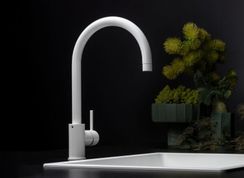 Смеситель Falmec ISEO ROUND WHITE (однорычажный, белый)