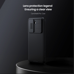 Чехол усиленный с защитной шторкой для камеры от Nillkin на Xiaomi Redmi Turbo 4, серия CamShield Pro Case