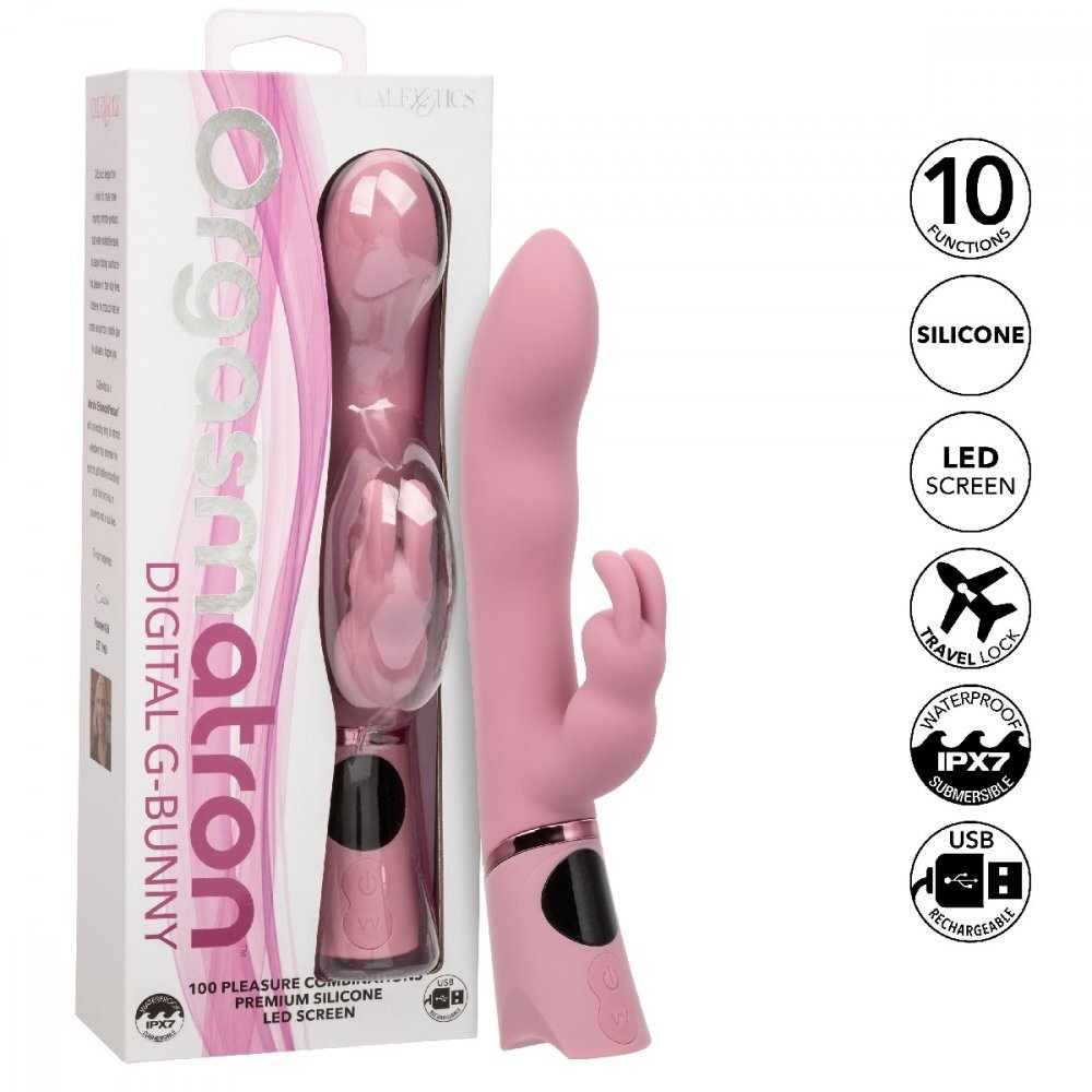 Вибратор кролик Orgasmatron Digital G-Bunny розовый 24 см
