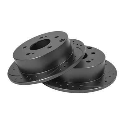 Диск тормозной GANZ задний перфорированный PRO-Line с покрытием (комплект - 2 шт) MITSUBISHI Galant 2003 mot.2,4L Арт.: GIJ06210S