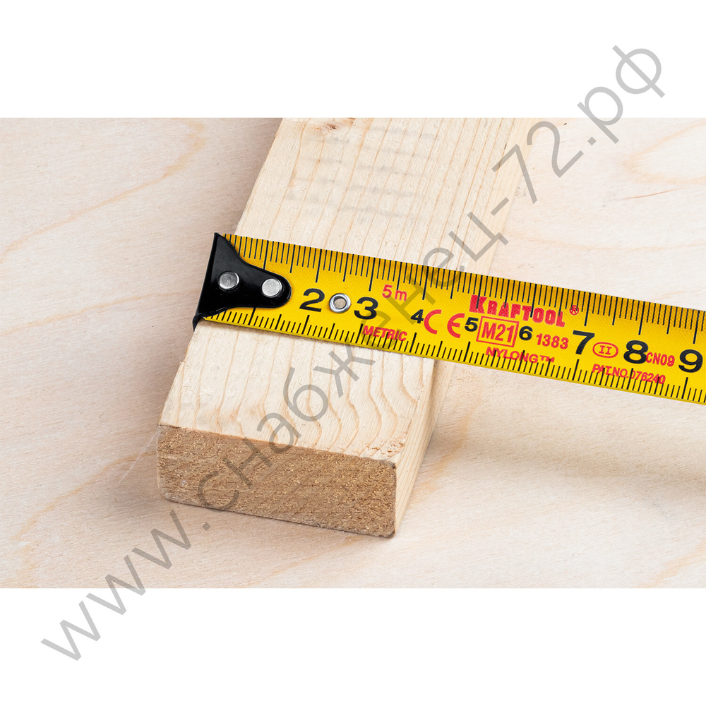 KRAFTOOL X-Drive, 5 м х 19 мм, рулетка (34122-05-19)