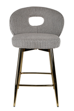 Стул барный Ist Casa Россо, белый крем, золото