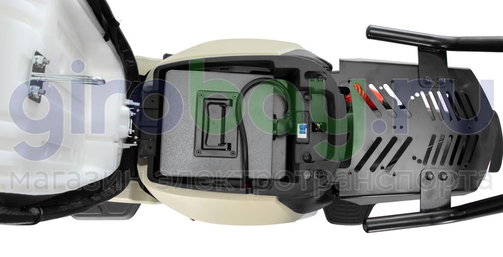 Электроскутер WENBOX U2 PRO 1500W (60V/30Ah) - Бежевый фото №13