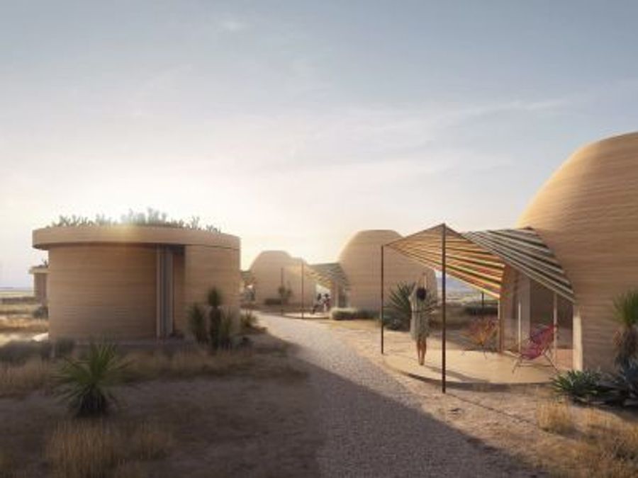 С помощью 3D-принтера будет создан целый гостиничный комплекс