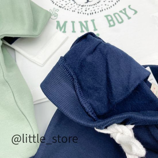 Комплект утепленный "Mini boys" оливка