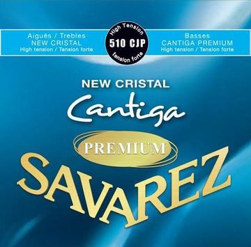 Струны для классической гитары, сильное натяж., Savarez 510CJP New Cristal Cantiga Premium