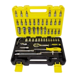 Набор инструмента 53пр. 1/4''(6-гран.)(4-14мм, головки глубокие 6-14мм) WMC TOOLS WMC-2531-5 EURO