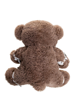 Бондажный набор: бурый мишка с белыми оковами и наручниками