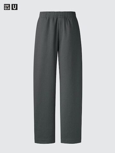 UNIQLO ХЛОПКОВЫЕ БРЮКИ-ДЖОГГЕРЫ, ТЕМНО-СЕРЫЙ