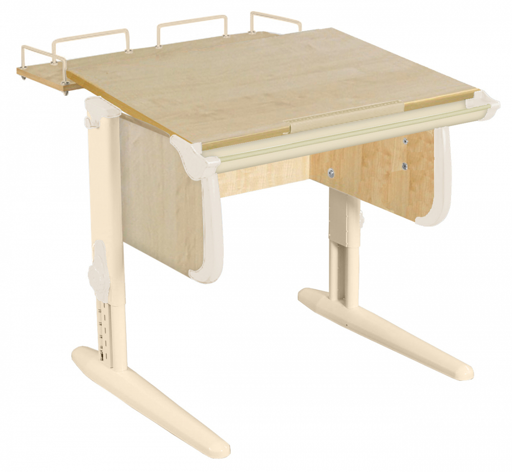 Растущая парта Дэми СУТ 24 с задней полкой СУТ.14.210 (750×880 мм)