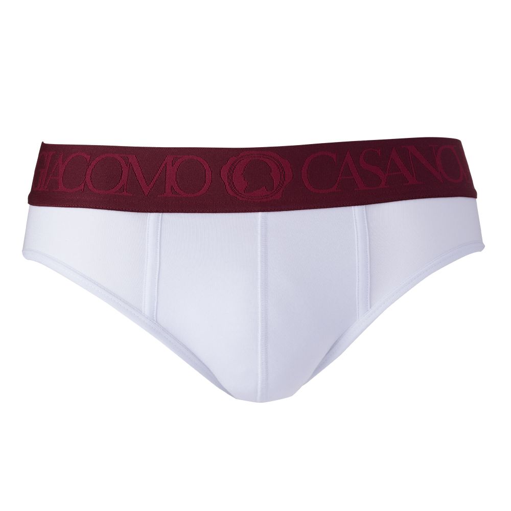 Мужские трусы брифы белые CASANOVA 0003B