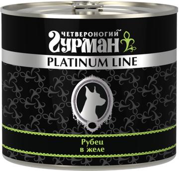 Четвероногий Гурман Platinum Line для собак Рубец говяжий в желе