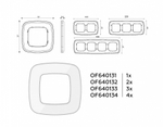 Рамка на 3 поста Ambrella Volt Coint OF640133