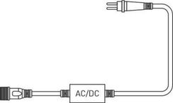 Выпрямитель для трансформатора TPF-220AC/DC24-60W, белый провод, Teamprof (TPF-24V-AC/DC-rect-W)