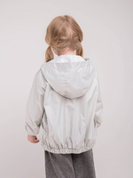 Ветровка на сетчатой подкладке "Жемчужно-серый"