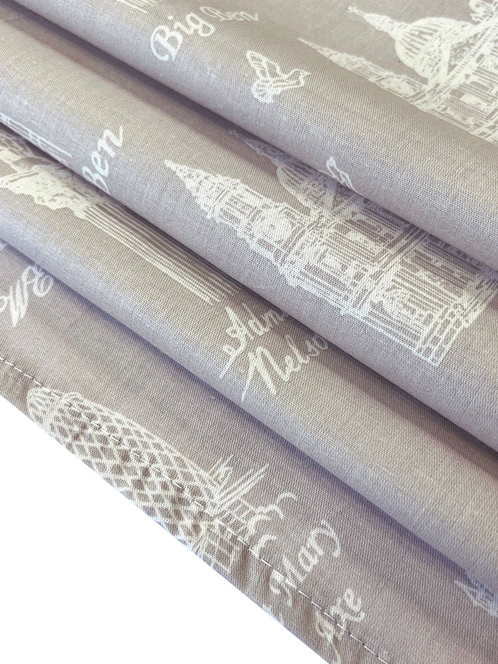 Постельное белье Milky Garden "Foggy Albion" 1,5-сп наволочка 70х70 1шт Простынь 150х215 см Пододеяльник 145х215 см