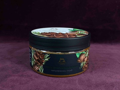 Скраб для тела «Кедр и бельгийский шоколад»