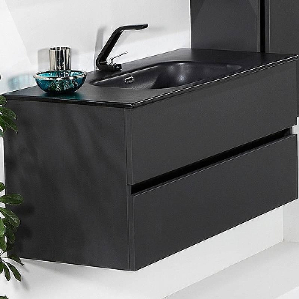 Тумба Armadi Art Valessi 140см 837-140-A matt, АНТРАЦИТ мат