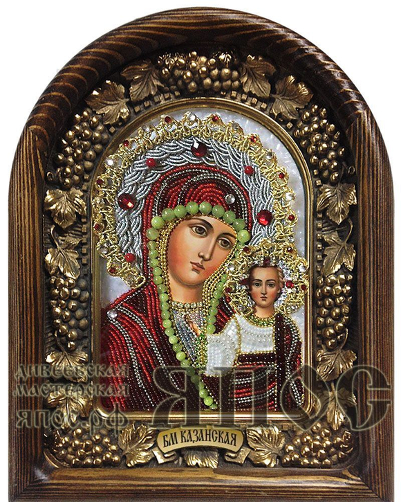 Икона Пресвятая Богородица Казанская бисер