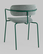 Стул Дженни букле зеленый каркас зеленый полуглянцевый муар