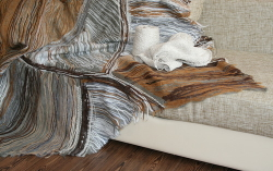 Плед ручной работы «Графика»