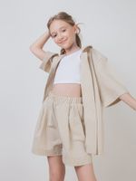 Шорты хлопковые "ПЕСОК" подростковые