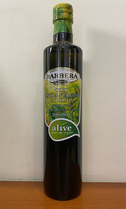 Оливковое масло BARBERA Alive Extra Virgin, 500 мл Италия