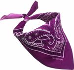 Фиолетовый градиент бандана фото