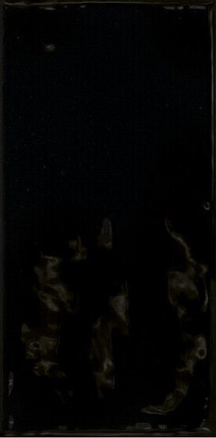 Equipe Cottage Bullnose Black Gloss Matt 7.5x15