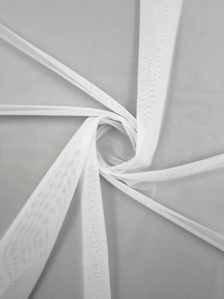 Сетка эластичная холодная белая метражом мелкая ячейка (Турция)