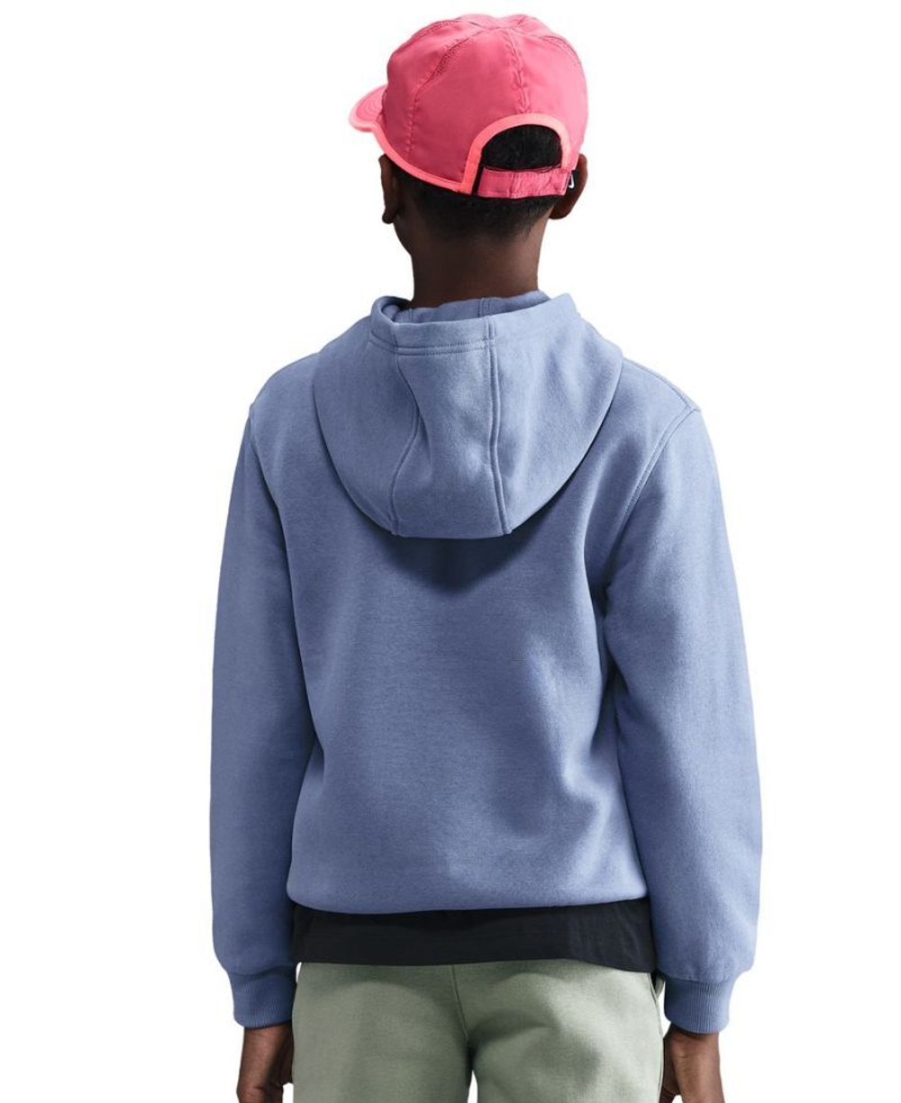 Детская теннисная толстовка Nike Kids Sportswear Club Fleece - world indigo/white