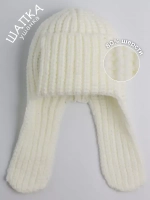 Шапка ушанка детская демисезонная