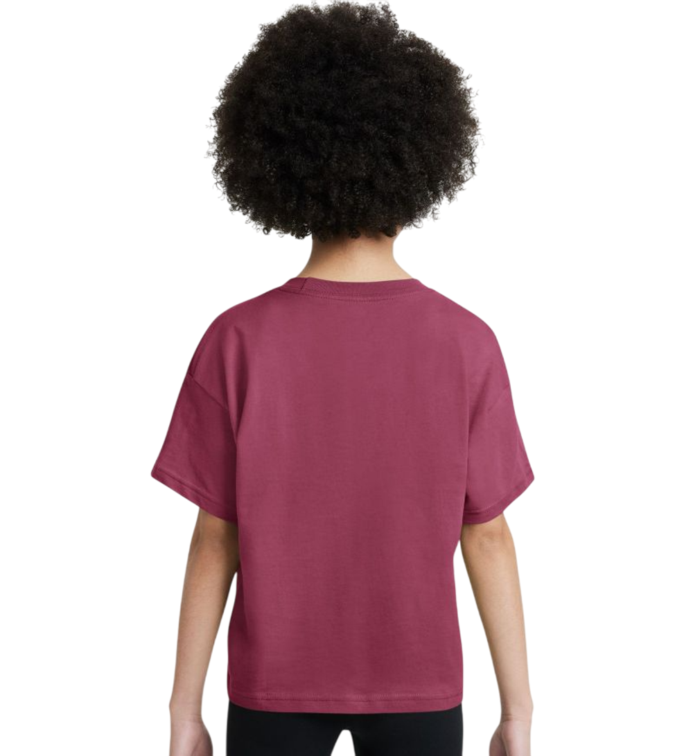 Футболка для мальчика теннисная Nike Kids Sportswear Essential - sweet beet