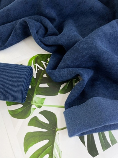 СИНИЙ ВАРЕНКА - Кашкорсе с лайкрой, пенье (КРВ378)