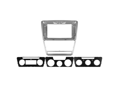 Установочный комплект для Skoda Octavia 2 A5 2008-2013 10.2" (серебро)