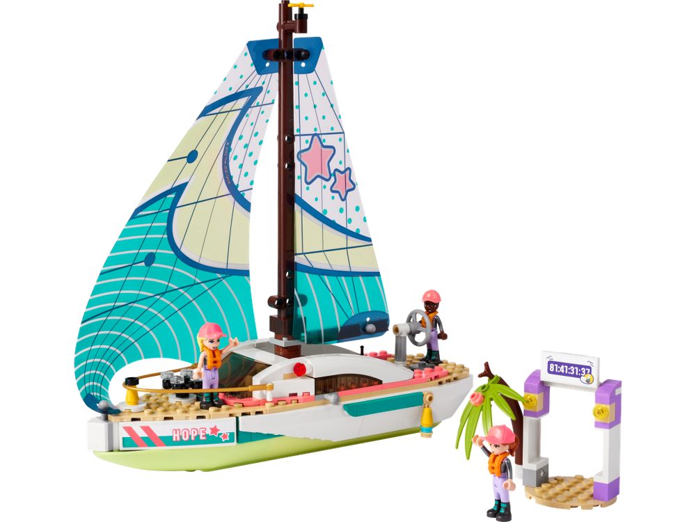 LEGO Friends 41716 — приключения Стефани на яхте, морской отдых