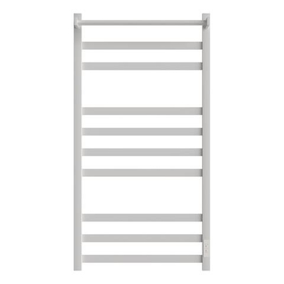 Полотенцесушитель электрический Point Меркурий PN83850PW П9 500x1000 с полкой, диммер справа, белый